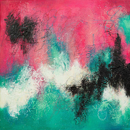 "Summer Heartbeats" - 30x30cm