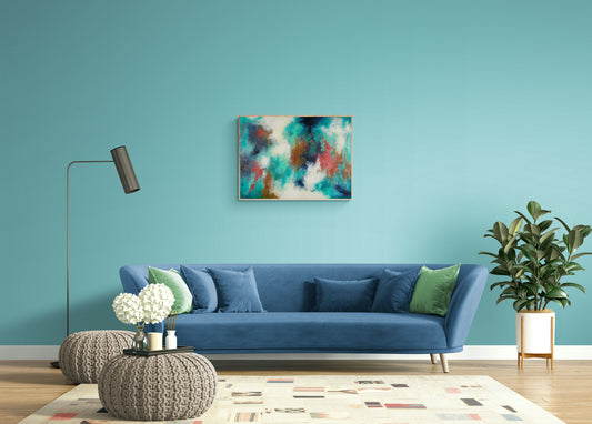 "Sunrays On My Skin" - 80x60cm