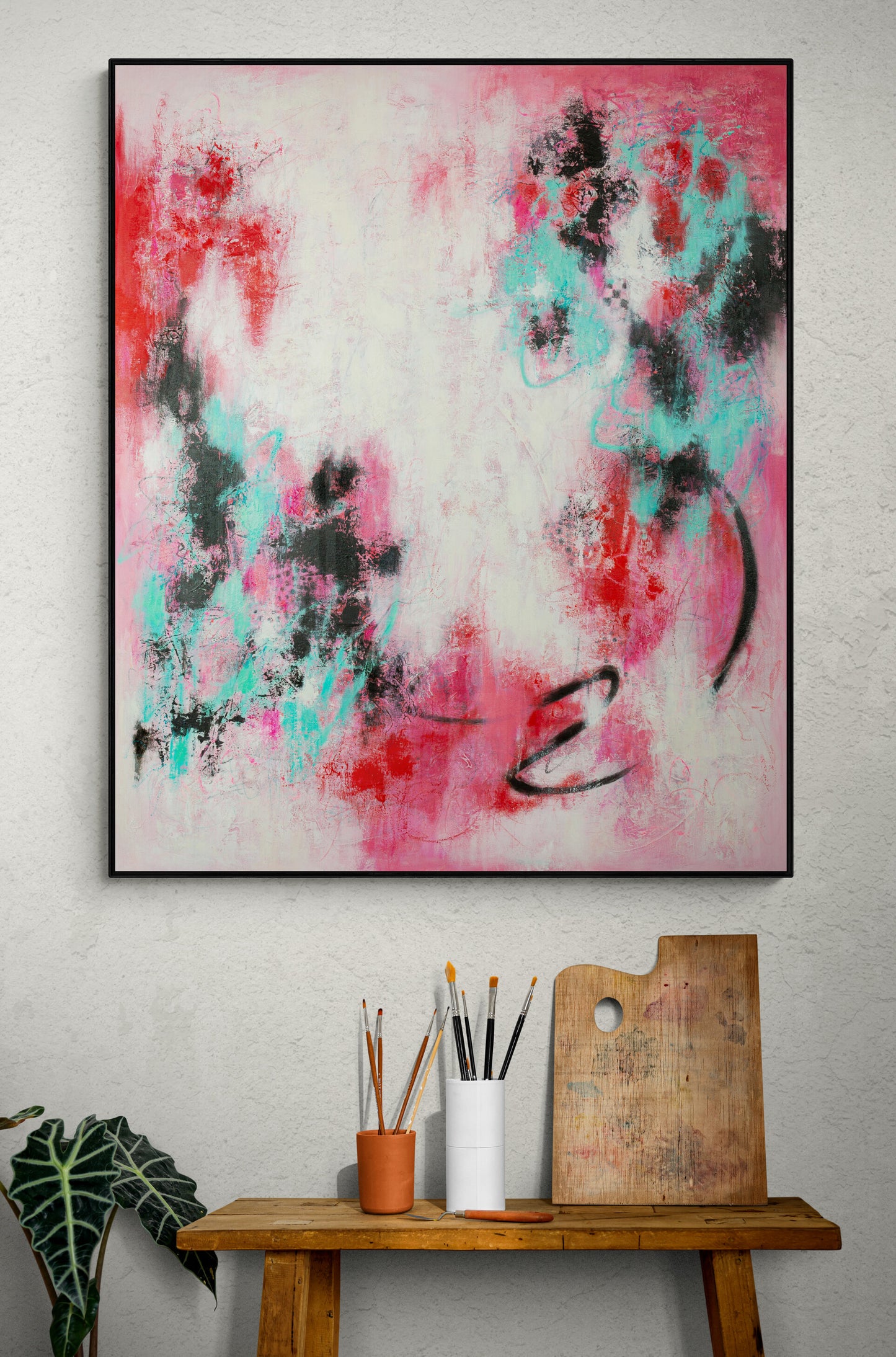 "Bridging Worlds" - 100x120cm